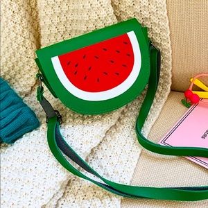 Super cute mini watermelon saddle bag